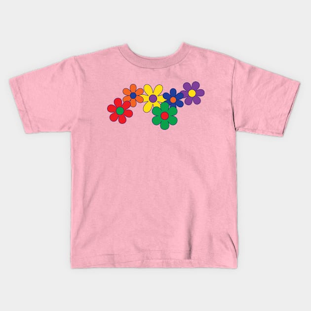 Daisy Pride! Kids T-Shirt by DADDY DD